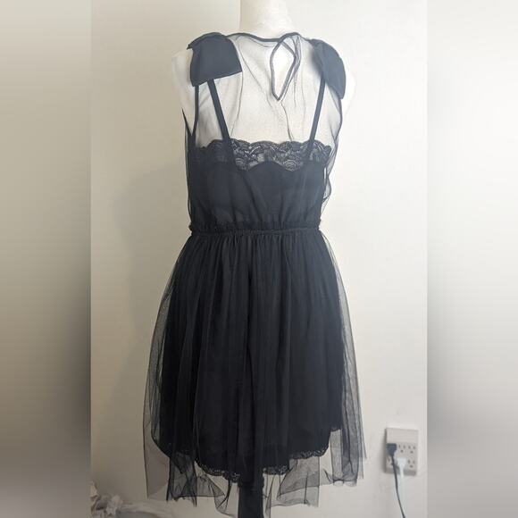 Rodarte Black Mini Dress - Picture 3 of 8